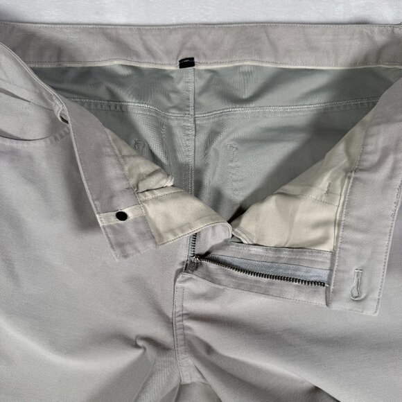 Lululemon Denim Pants Men Size 38 Light Gray ABC Slim Fit W38 L27 LM7AQ6S - Picture 7 of 12